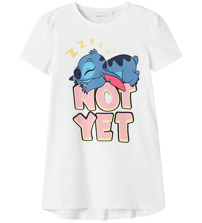 Name It Natkjole - NmfAsta - Stitch - Bright White