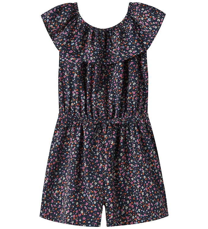 Name It Buksedragt - NmfVinaya - Navy Blazer/Color Flower