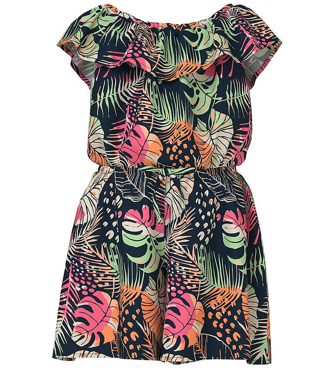 Name It Buksedragt - NmfVinaya - Navy Blazer/Fresh Tropical