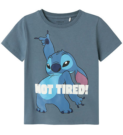 Name It Nattøj - 2-delt - NmmArush - Stitch - Blue Mirage