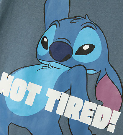 Name It Nattøj - 2-delt - NmmArush - Stitch - Blue Mirage