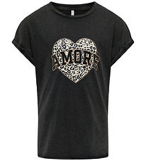 Kids Only T-shirt - Noos - KogLucy - Phantom/Amore/Leo Kids Only T-shirt - Noos - KogLucy - Phantom/Amore/Leo