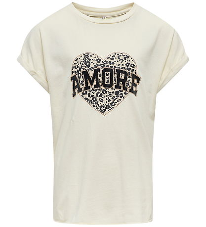 T-Shirt Kids Only - Noos - KogLucy - Birch/Amore/Leo