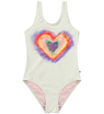 Molo Badedragt - UV50+ - Nika - Rainbow Heart Molo Badedragt - UV50+ - Nika - Rainbow Heart