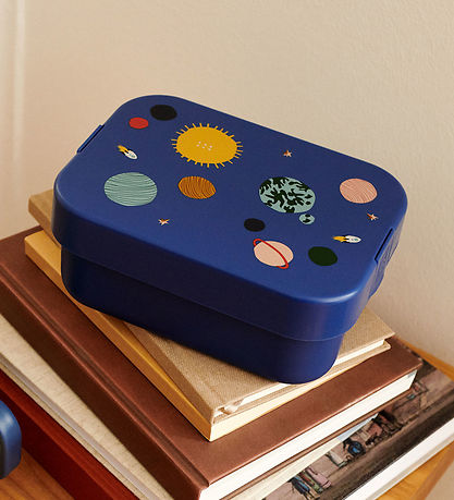 Liewood Brotdose m. Besteck - Kamil - Universe/Classic Navy