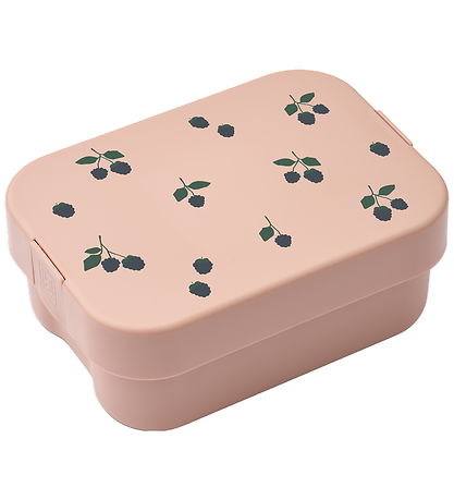 Liewood Lunchbox w. Cutlery - Kamil - Berry/Pale Tuscany