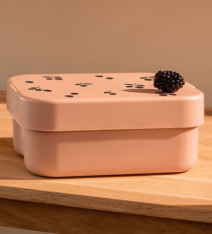 Liewood Lunchbox w. Cutlery - Kamil - Berry/Pale Tuscany