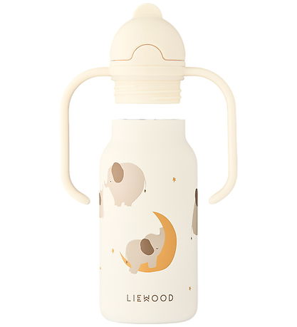 Liewood Water Bottle - Kimmie - 250 mL - Elephant Cream De la Cr