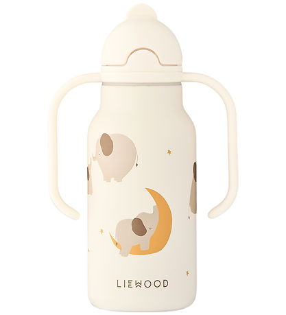 Liewood Water Bottle - Kimmie - 250 mL - Elephant Cream De la Cr