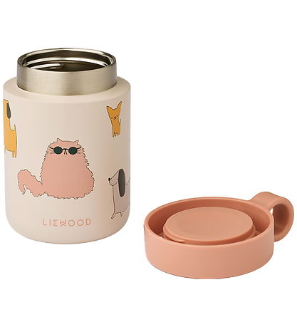 Liewood Thermal container - Kiani - Cats Duck Dogs/Sandy