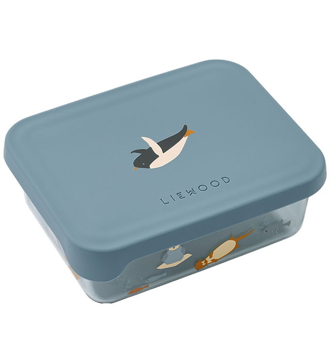 Liewood Snackbox - Ako - 350 ml - Arctic Sea/Ocean View