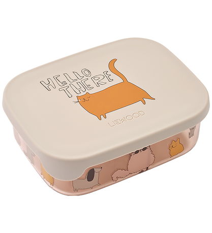 Liewood Lunchbox - Arthur - Cats Duck Dogs/Sandy