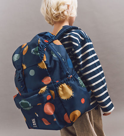 Liewood School Backpack - Johnny - Universe/Classic Navy