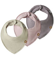 Name it Savlesmække - 3-pak - NbfYvetteliona - Rosa/Lilla/Beige Name it Savlesmække - 3-pak - NbfYvetteliona - Rosa/Lilla/Beige