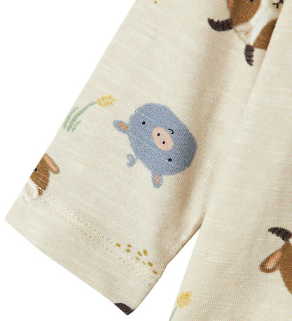Name it Body l/æ - NbmLarm - Peyote Melange m. Print
