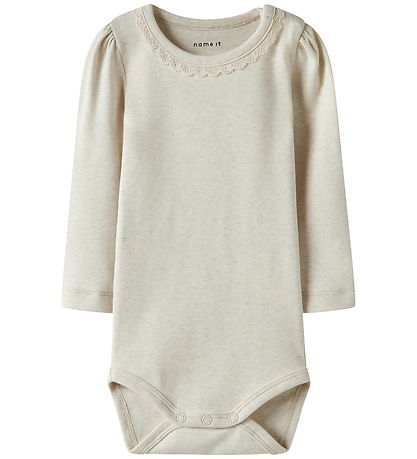 Name It Bodysuit l/s - NbfLudmilla - Peyote Melange