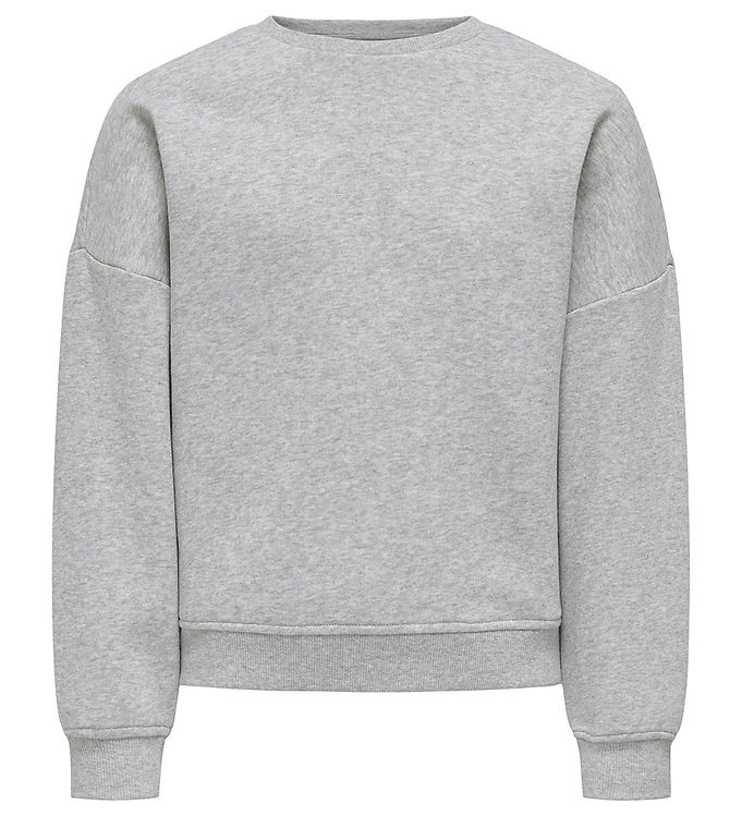 Kids Only Sweatshirt - KogSweat - Noos - Light Grey Melange