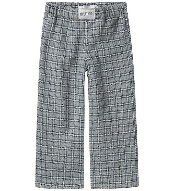 Name It Bukser - NmnStrane - Gråmeleret