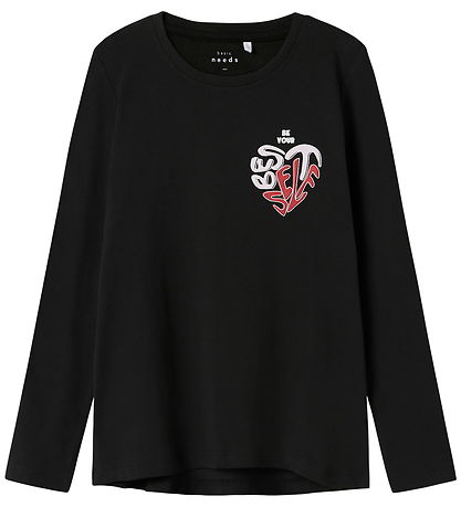 Name It Bluser - 2-Pak - NkfViolet - Loose - Black/Bright White