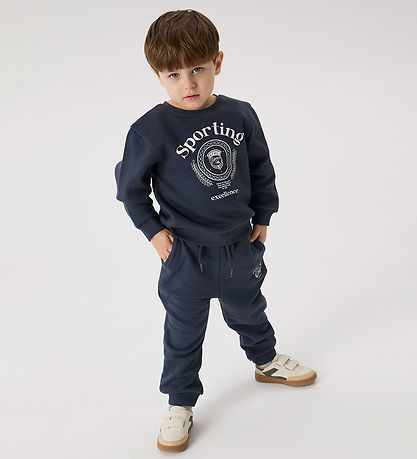Name It Sweatshirt - NmmDrian - Ombre Blue m. Print