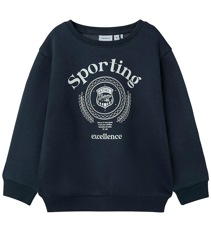 Name It Sweatshirt - NmmDrian - Ombre Blue m. Print