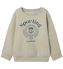 Name It Sweatshirt - NmmDrian - Silver Lining m. Print Name It Sweatshirt - NmmDrian - Silver Lining m. Print