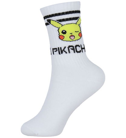 Name It Strømper - 3-Pak - Pokemon - NkmMilton - Bright White