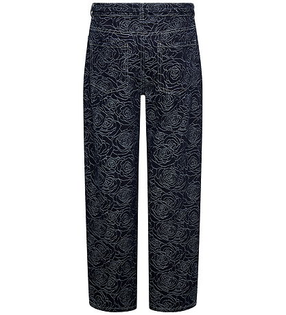 Jeans Kids Only - KogGianna - Dark Blue Denim/Roses