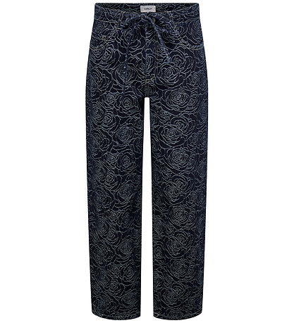 Jeans Kids Only - KogGianna - Dark Blue Denim/Roses