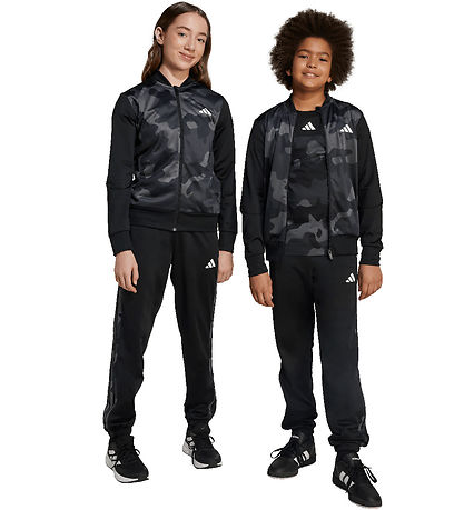 adidas Performance Træningssæt - Camouflage - Sort/Hvid
