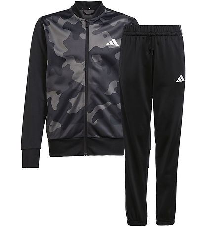adidas Performance Træningssæt - Camouflage - Sort/Hvid