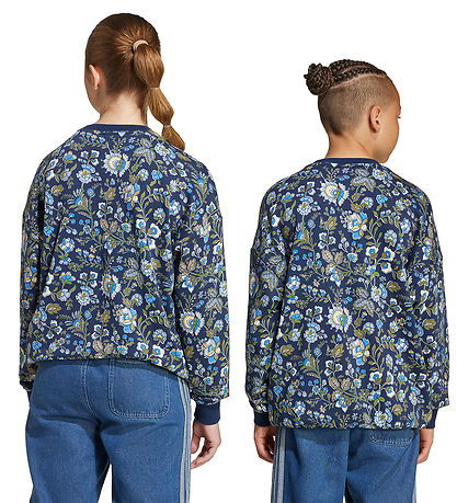 adidas Originals Sweatshirt - Crew - Nindig/Multco m. Blomster