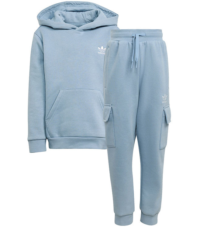 adidas Originals Sweatsæt - Cargo - Tacblu m. Logo