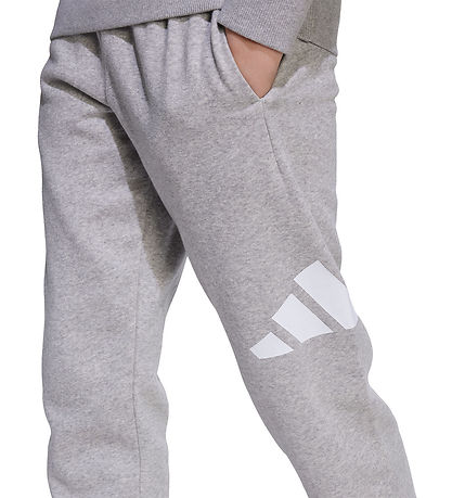 adidas Performance Sweatsæt - Mgreyh/White m. Logo
