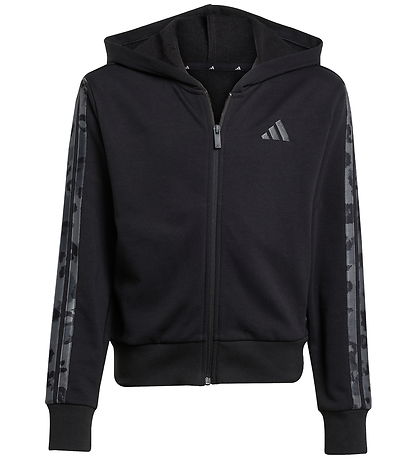 adidas Performance Cardigan - Sort m. Logo