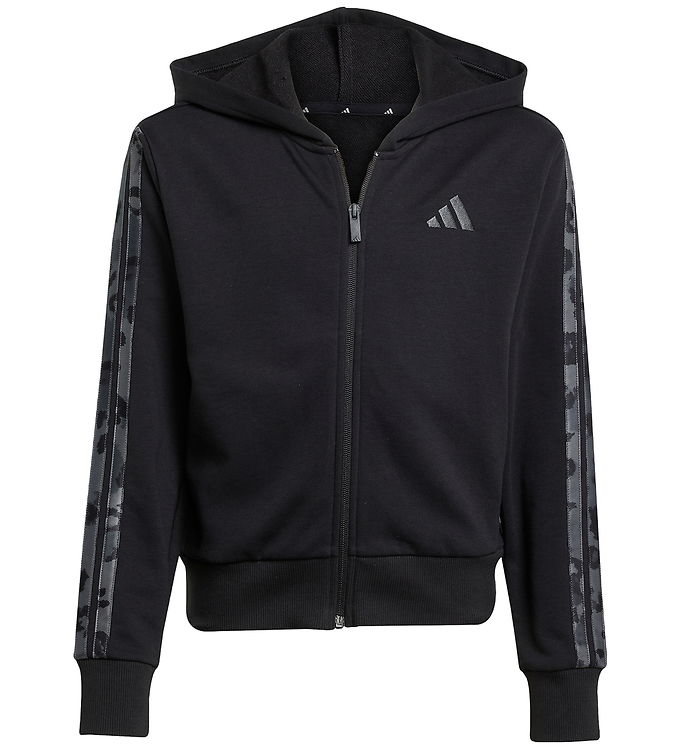 adidas Performance Cardigan - Sort m. Logo