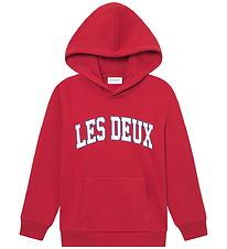 Les Deux Hættetrøje - Aidan - Scarlet Sage m. Logo Les Deux Hættetrøje - Aidan - Scarlet Sage m. Logo