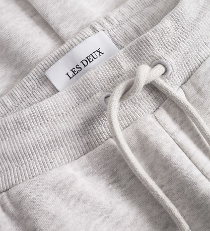 Pantalon de Jogging Les Deux - Aidan - Snow Mélange av. Logo