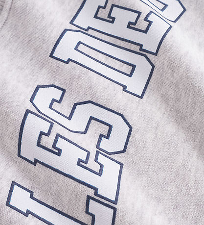 Les Deux Sweatshirt - Aidan - Snow Melange w. Logo