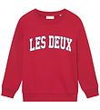 Les Deux Sweatshirt - Aidan - Scarlet Sage w. Logo