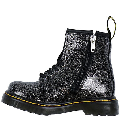 Dr. Martens Saappaat - 1460 T - Nebulit Glitter - Black/Hopea