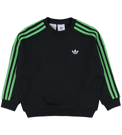 adidas Originals Sweatsæt - Crew - Minecraft - Sort m. Logo