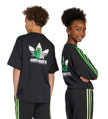 adidas Originals T-shirt - Minecraft - Sort