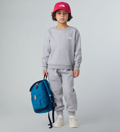 The North Face Sweatsæt - Light Grey Heather m. Logo