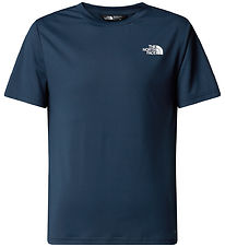 The North Face T-shirt - Teen New 24/7 - Summit Navy m. Logo The North Face T-shirt - Teen New 24/7 - Summit Navy m. Logo