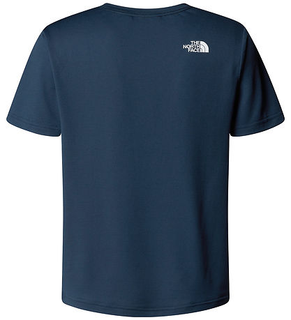 The North Face T-shirt - Teen New 24/7 - Summit Navy m. Logo