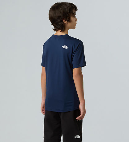 The North Face T-shirt - Teen New 24/7 - Summit Navy m. Logo