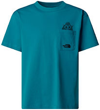 The North Face T-shirt - Oversize - Dusk Blue m. Print The North Face T-shirt - Oversize - Dusk Blue m. Print