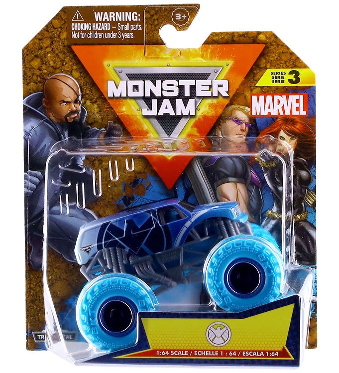 Monster Jam - Monster Truck Bil - 1:64 - Marvel - Shield