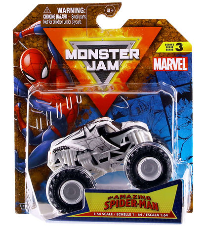 Monster Jam Truck - 1:64 - Marvel - Spider-Man Monster Jam Truck - 1:64 - Marvel - Spider-Man